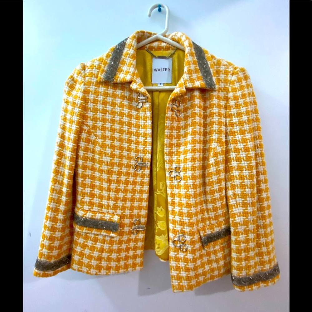 Walter/Blazer/Jacket Tweed Multicolor Linen Lining